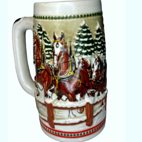 VTG Budweiser Collectable Stein Handcrafted For Anheuser Busch Inc PreOwned 1984 - Picture 3 of 7